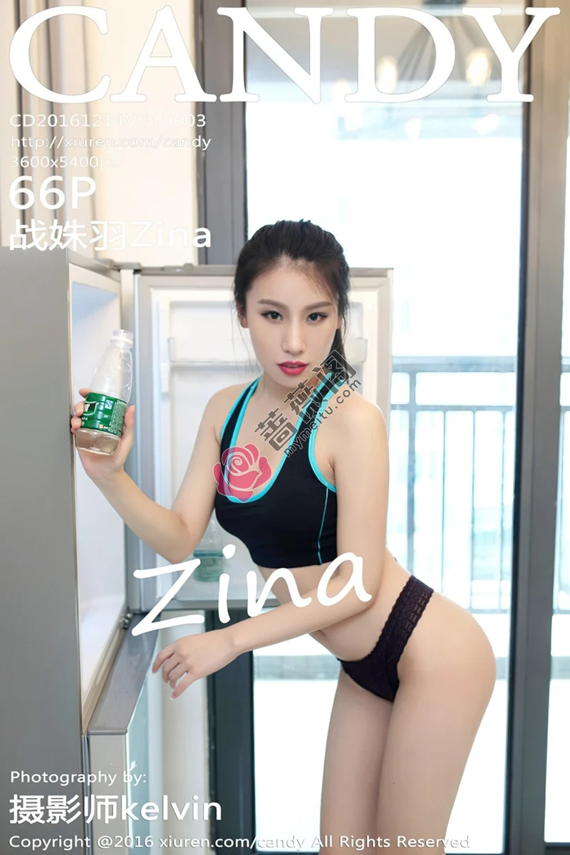 [Candy网红馆] Vol.003 嫩模战姝羽Zina性感蕾丝内衣系列迷人翘臀完美诱惑写真-蔷薇阁
