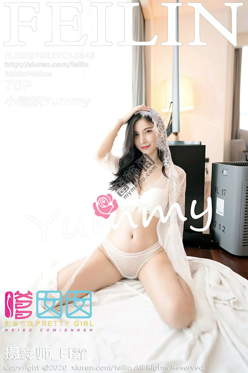 [FeiLin嗲囡囡] Vol.348 嫩模小蛮妖Yummy私房缕空薄纱裙秀性感内衣完美身材写真 - 蔷薇阁-蔷薇阁