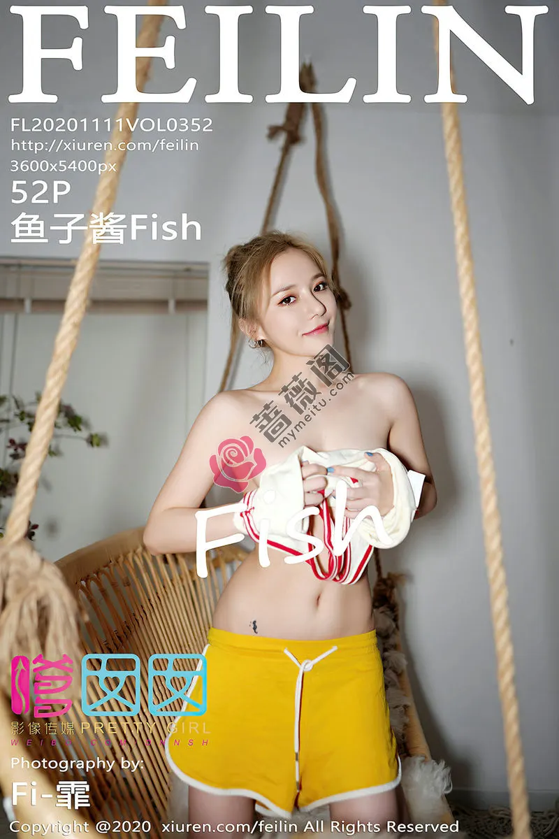 [FeiLin嗲囡囡] Vol.352 嫩模鱼子酱Fish居家女友风格主题半脱内衣秀惹火身材诱惑写真-蔷薇阁