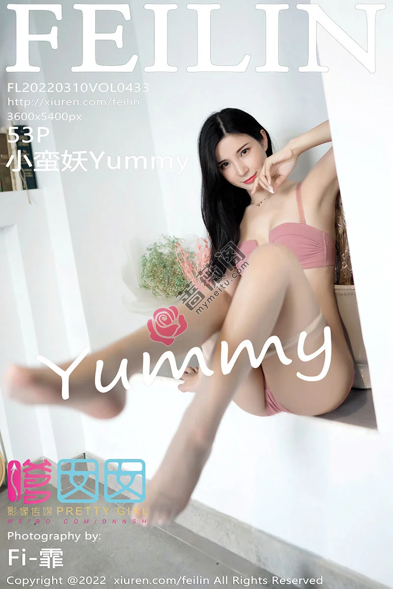 [FeiLin嗲囡囡] Vol.433 模特小蛮妖Yummy三套服饰拍摄肉丝裤袜秀翘臀美腿诱惑写真-蔷薇阁