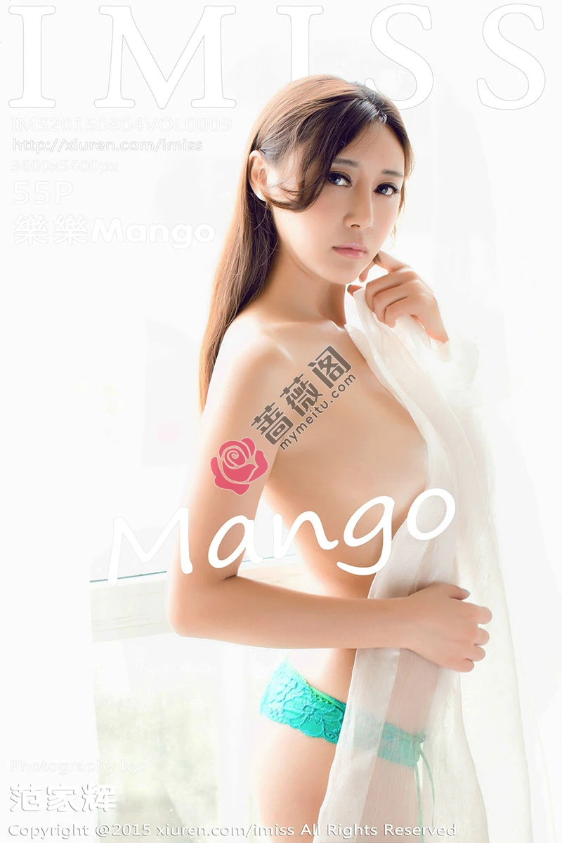 [IMiss爱蜜社] Vol.009 嫩模乐乐Mango高颜值居家私房秀白嫩肌肤性感写真-蔷薇阁