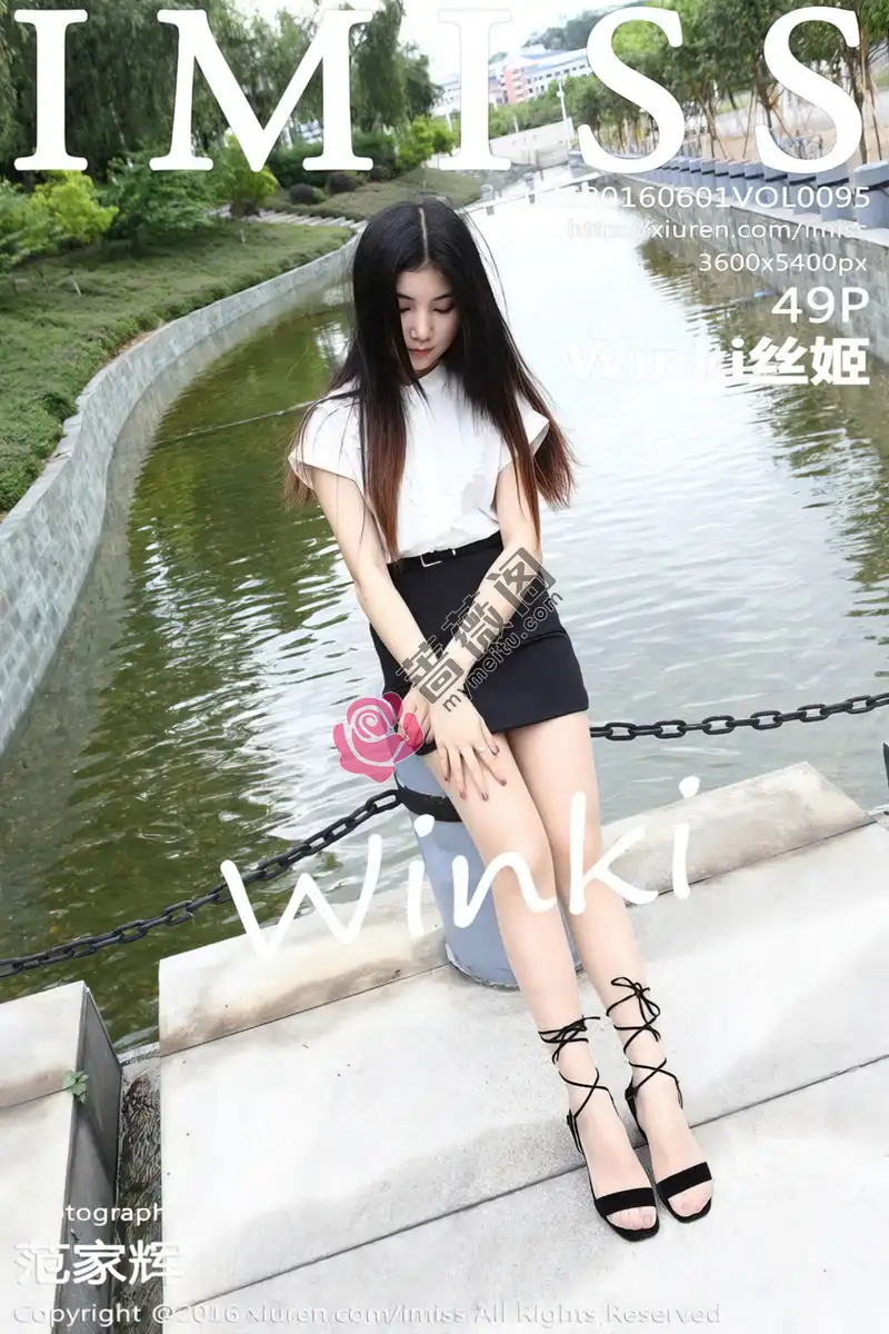 [IMiss爱蜜社] Vol.095 嫩模Winki丝姬黑色短裙秀肉丝美腿性感玉足撩人写真-蔷薇阁