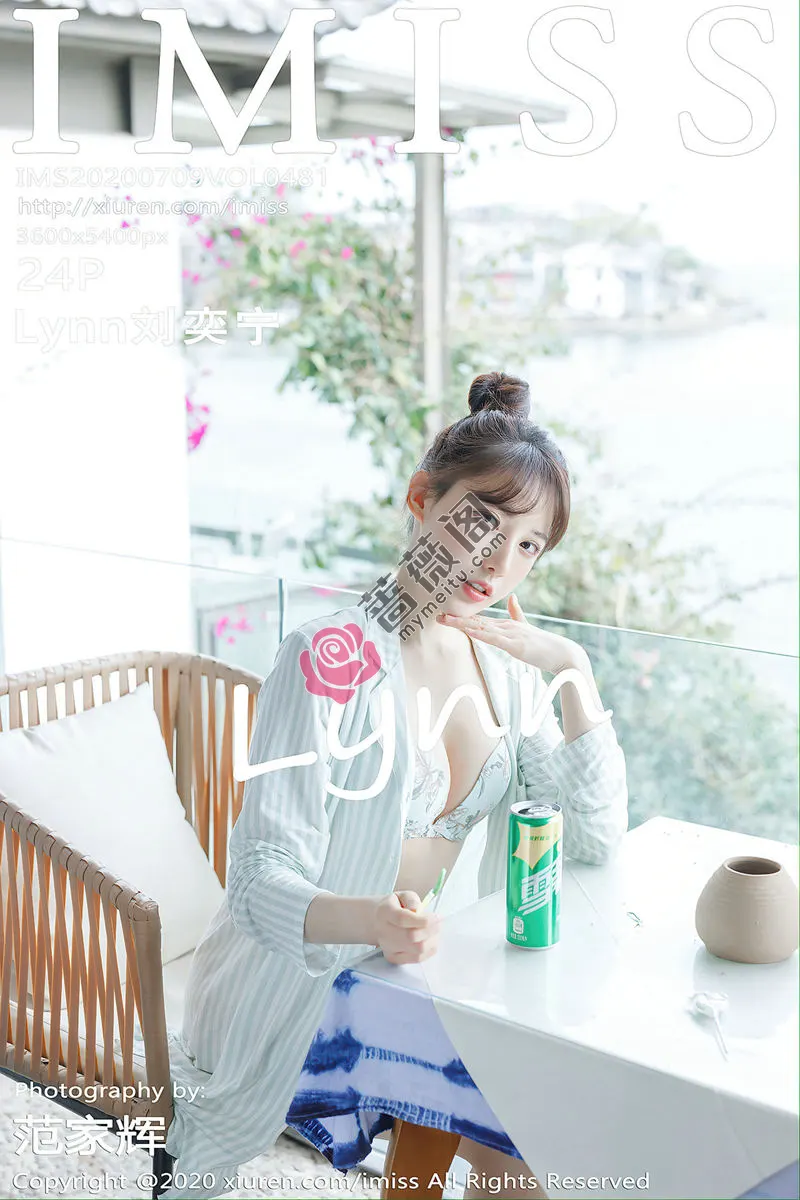 [IMiss爱蜜社] Vol.481 女神Lynn刘奕宁私房床上性感衬衣半脱秀完美身材诱惑写真-蔷薇阁