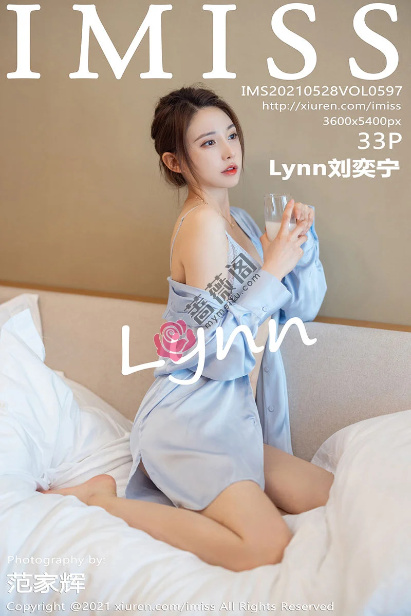 [IMiss爱蜜社] Vol.597 女神Lynn刘奕宁街拍系列+私房床上性感睡衣迷人诱惑写真-蔷薇阁