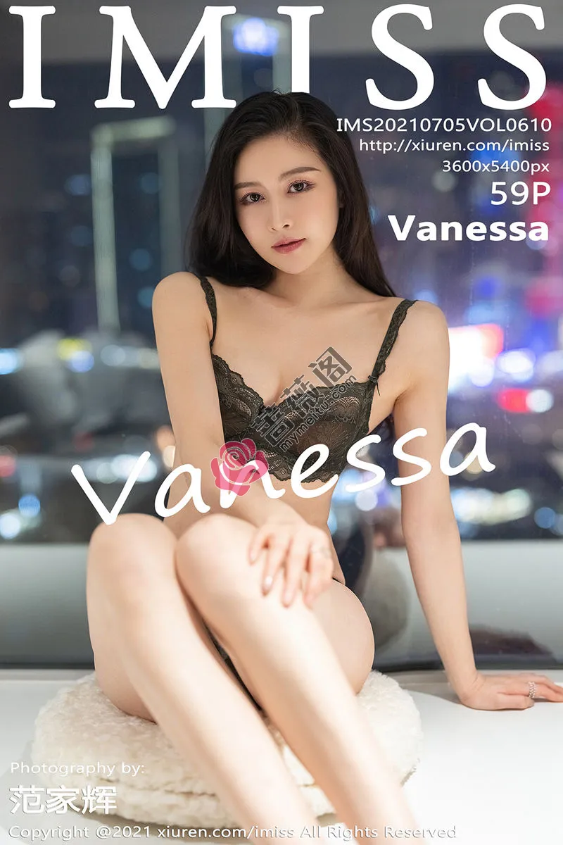 [IMiss爱蜜社] Vol.610 气质美女Vanessa职场OL主题私房半脱露镂空内衣迷人诱惑写真-蔷薇阁