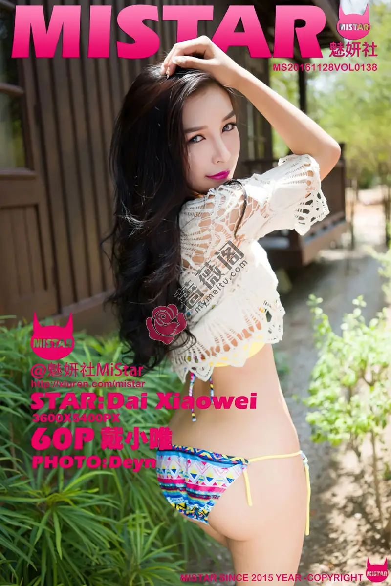 [MiStar魅妍社] Vol.138 嫩模戴小唯性感比基尼系列完美身材靓丽迷人写真-蔷薇阁