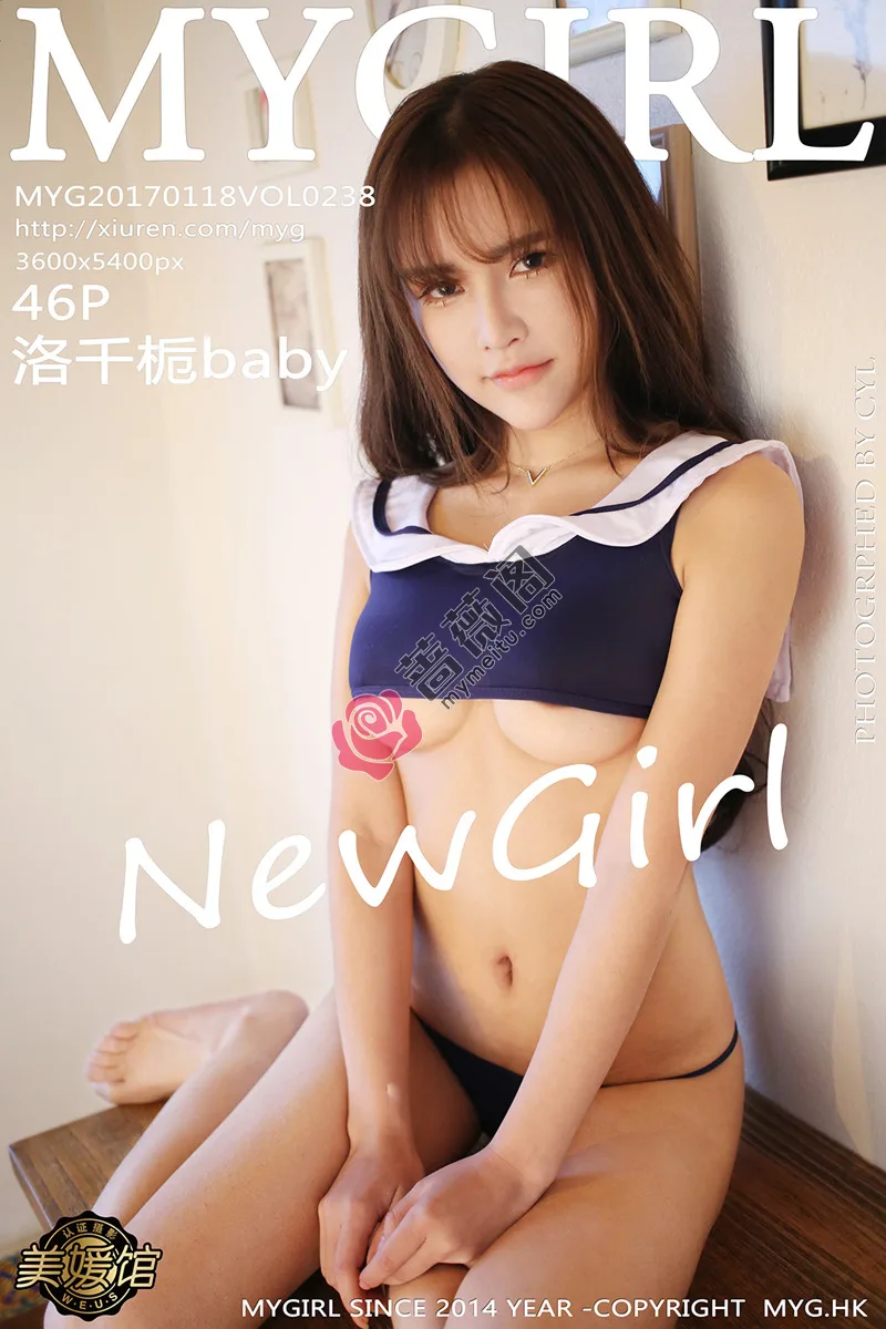 [MyGirl美媛馆] Vol.238 嫩模洛千栀baby居家黑色蕾丝内衣丁字裤美臀诱惑写真-蔷薇阁