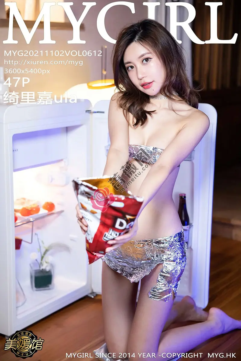 [MyGirl美媛馆] Vol.612 女神绮里嘉Carina长三角旅拍性感薄锡服饰露火辣身材诱惑写真-蔷薇阁