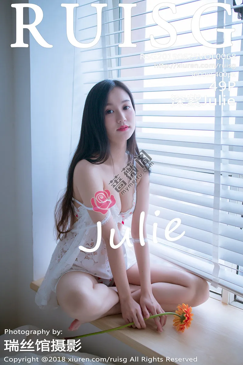 [RUISG瑞丝馆] Vol.068 嫩模深紫Julie私房清甜可人草帽女孩系列靓丽迷人写真-蔷薇阁