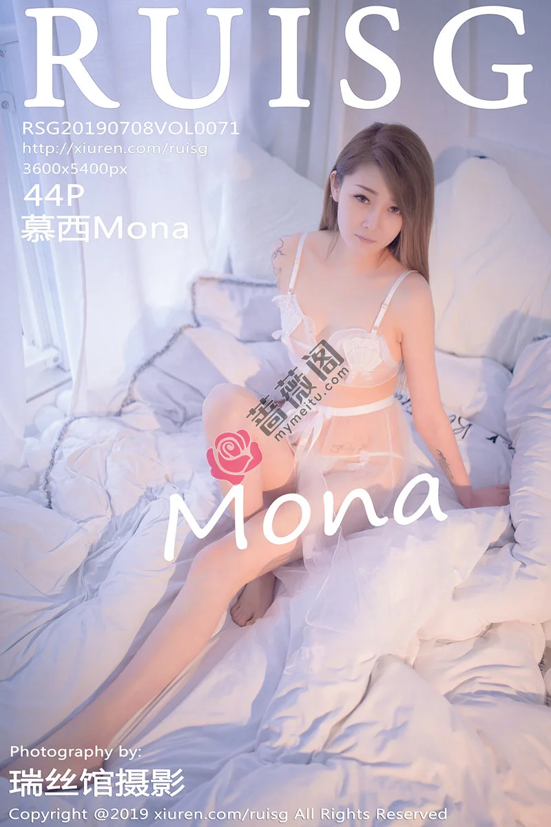 [RUISG瑞丝馆] Vol.071 嫩模慕西Mona私房白色真空薄纱秀惹火身材撩人诱惑写真-蔷薇阁