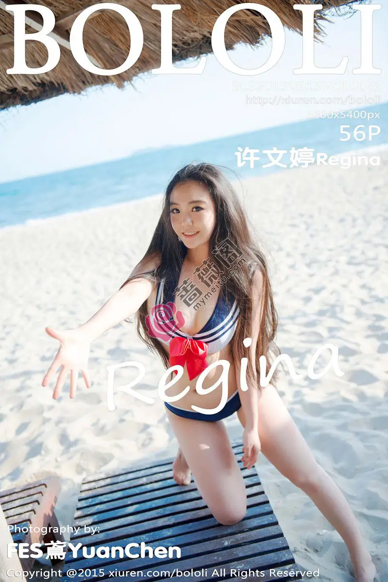 [BoLoli波萝社] Vol.023 嫩模许文婷Regina三亚旅拍校园学妹性感小内裤写真-蔷薇阁