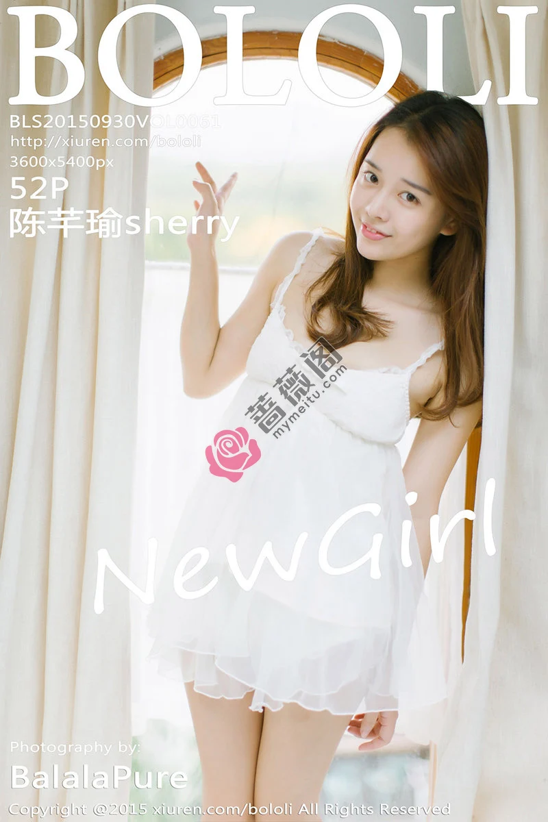 [BoLoli波萝社] Vol.061 嫩模陈芊瑜_sherry白色蕾丝内衣秀美胸妩媚诱惑写真-蔷薇阁