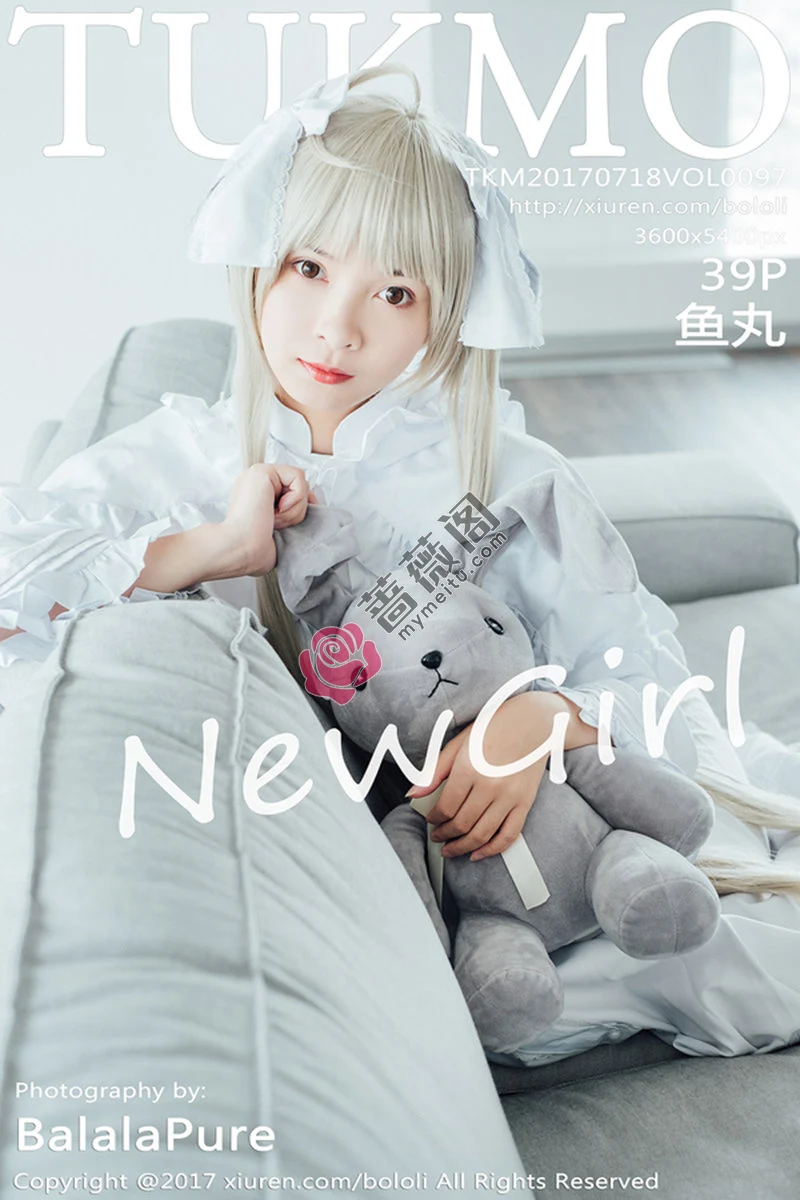 [Tukmo兔几盟] Vol.097 新人嫩模鱼丸COS春日野穹系列雪嫩皮肤甜美迷人写真-蔷薇阁