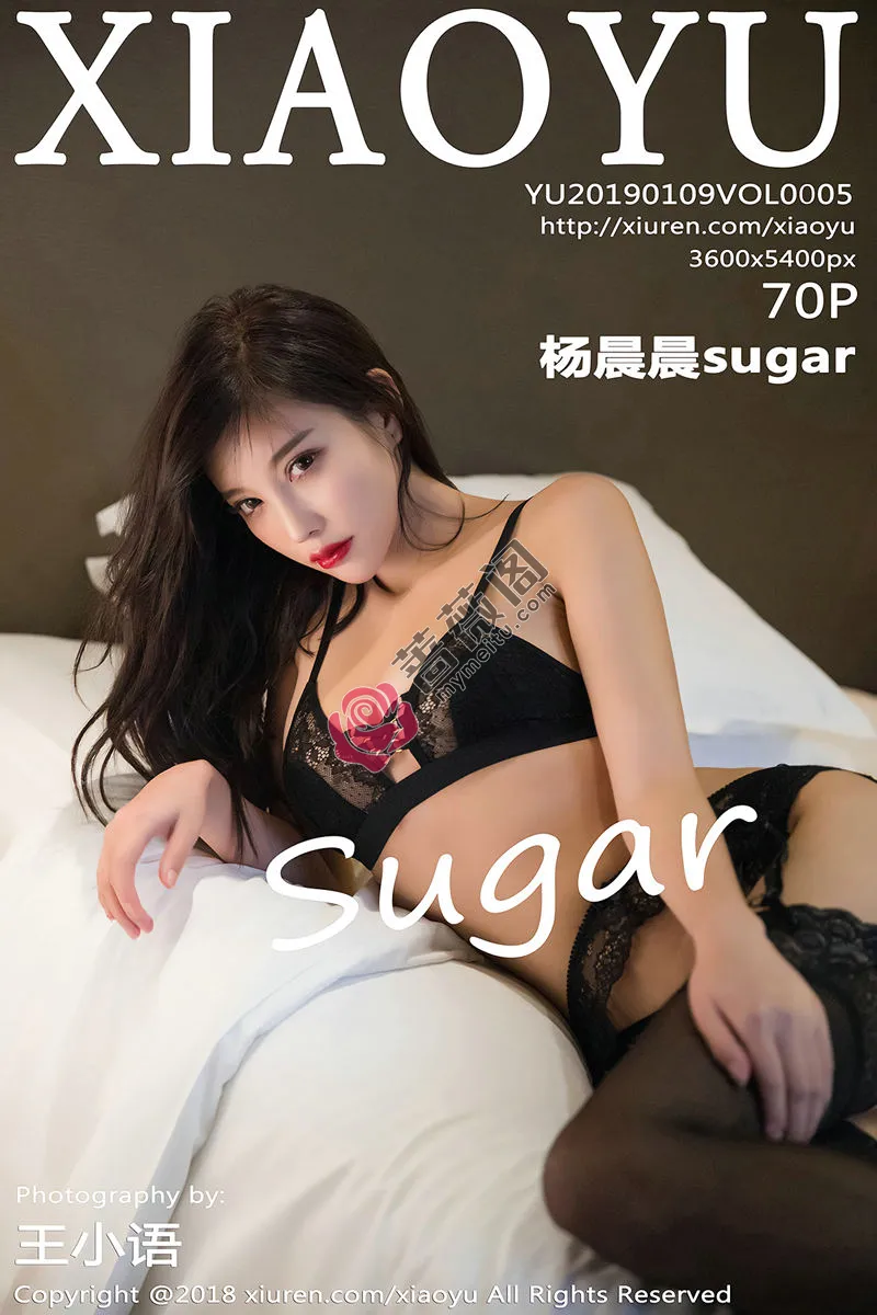 [XiaoYu语画界] VOL.005 女神杨晨晨sugar知性秘书OL装扮半脱露吊带黑丝诱惑写真-蔷薇阁