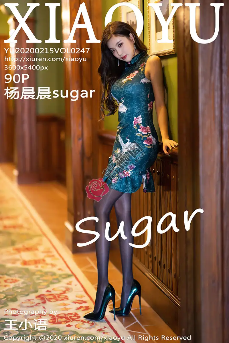 [XiaoYu语画界] Vol.247 嫩模杨晨晨sugar私房古典旗袍配黑丝裤袜秀美腿诱惑写真 - 蔷薇阁-蔷薇阁