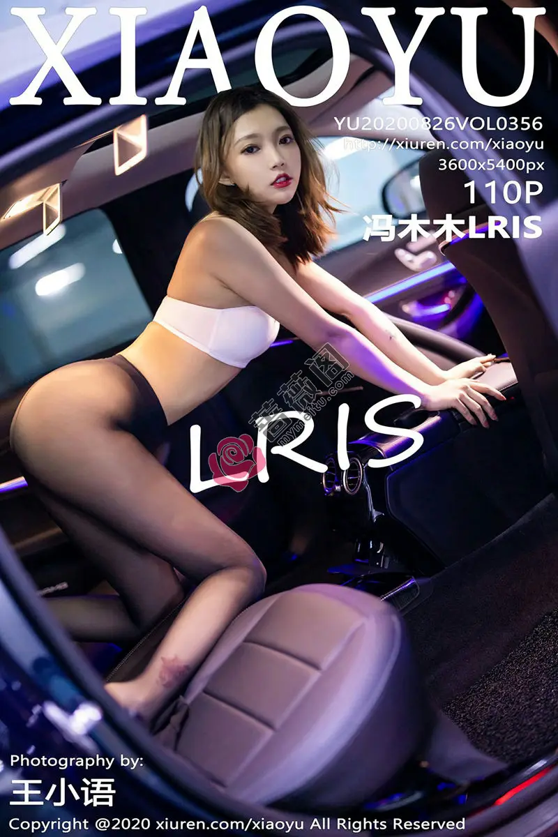 [XiaoYu语画界] Vol.356 女神冯木木LRIS绚丽光影时尚车拍主题无内黑丝裤袜诱惑写真 - 蔷薇阁-蔷薇阁