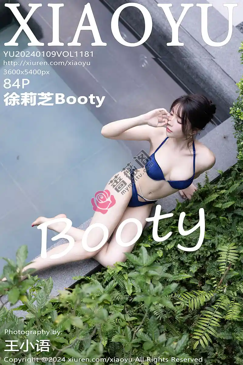 [XiaoYu语画界] Vol.1181 女神徐莉芝Booty黑色轻透连衣裙露蓝色内衣秀曼妙身姿诱惑写真-蔷薇阁
