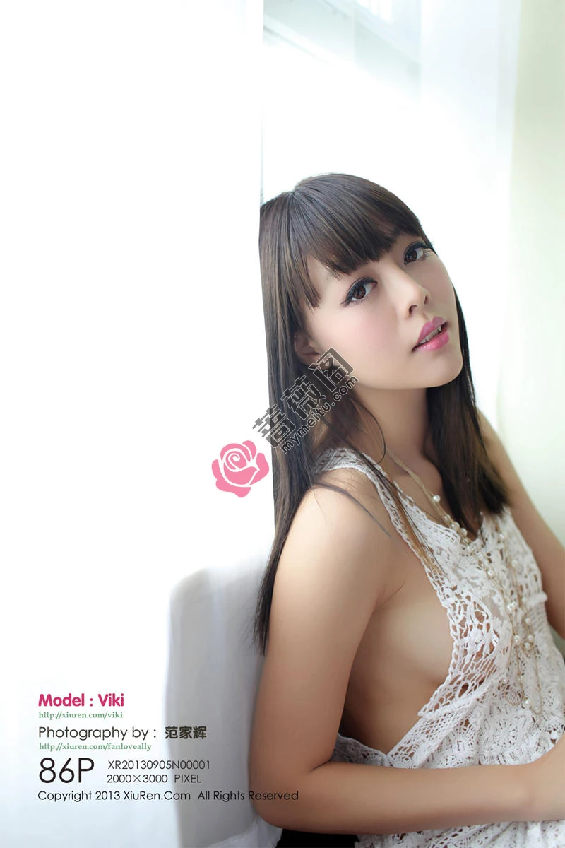 [XiuRen秀人网] No.001 模特Viki性感内衣系列完美身材写真-蔷薇阁
