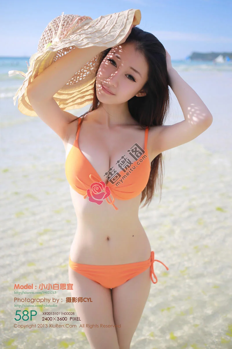 [XiuRen秀人网] No.028 嫩模小小白思宜性感比基尼完美身材写真-蔷薇阁