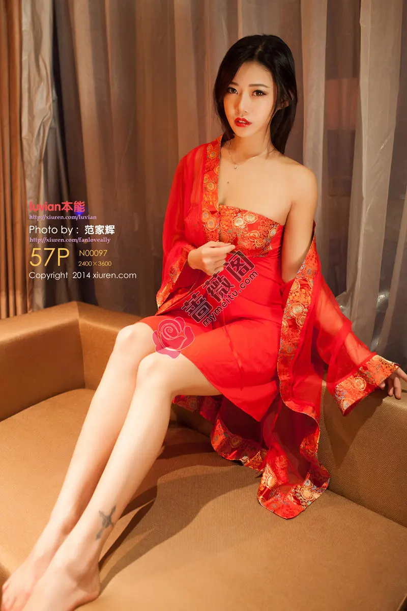 [XiuRen秀人网] No.097 嫩模luvian本能大尺度血滴子遮两点极致诱惑写真-蔷薇阁