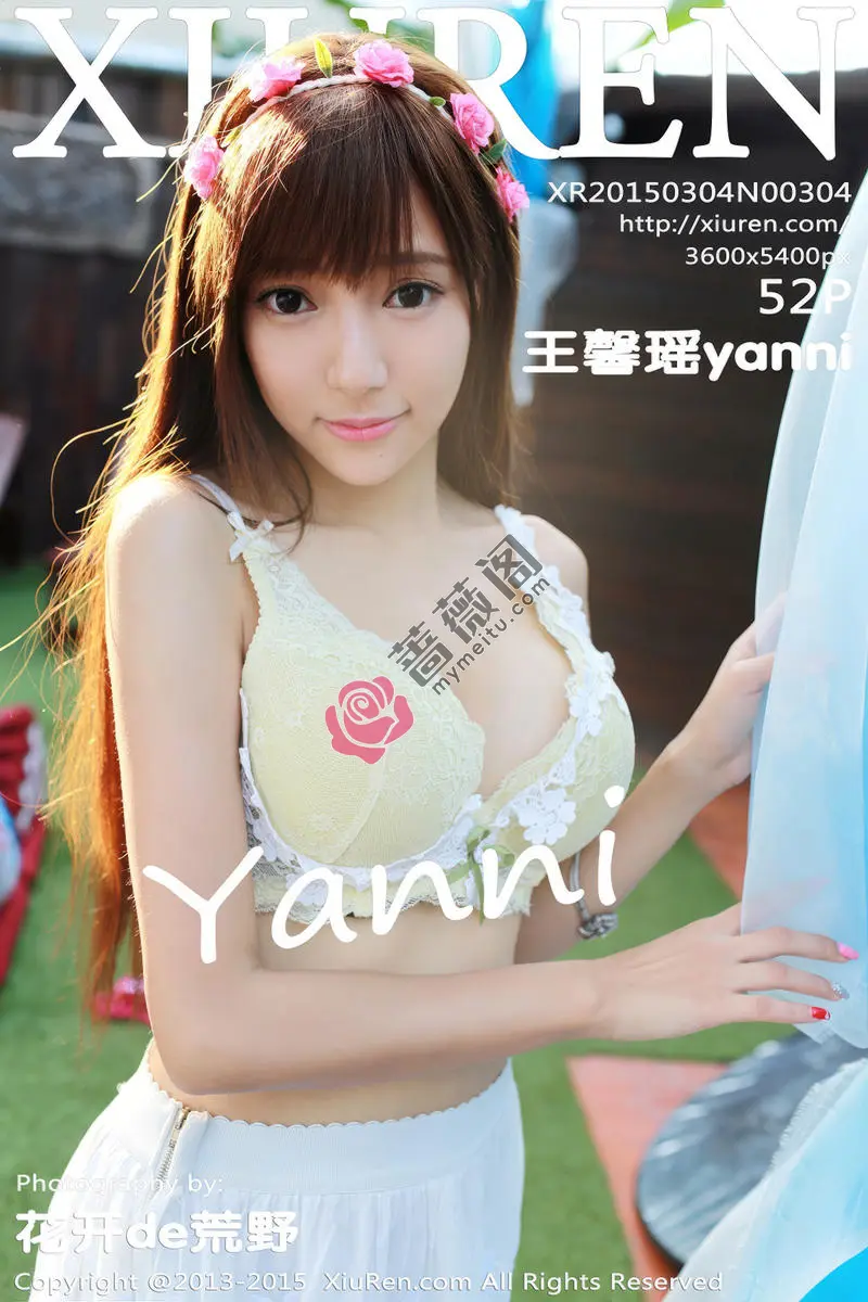 [XiuRen秀人网] No.304 美胸女王馨瑶yanni连身短裙深V秀迷人美胸性感写真-蔷薇阁