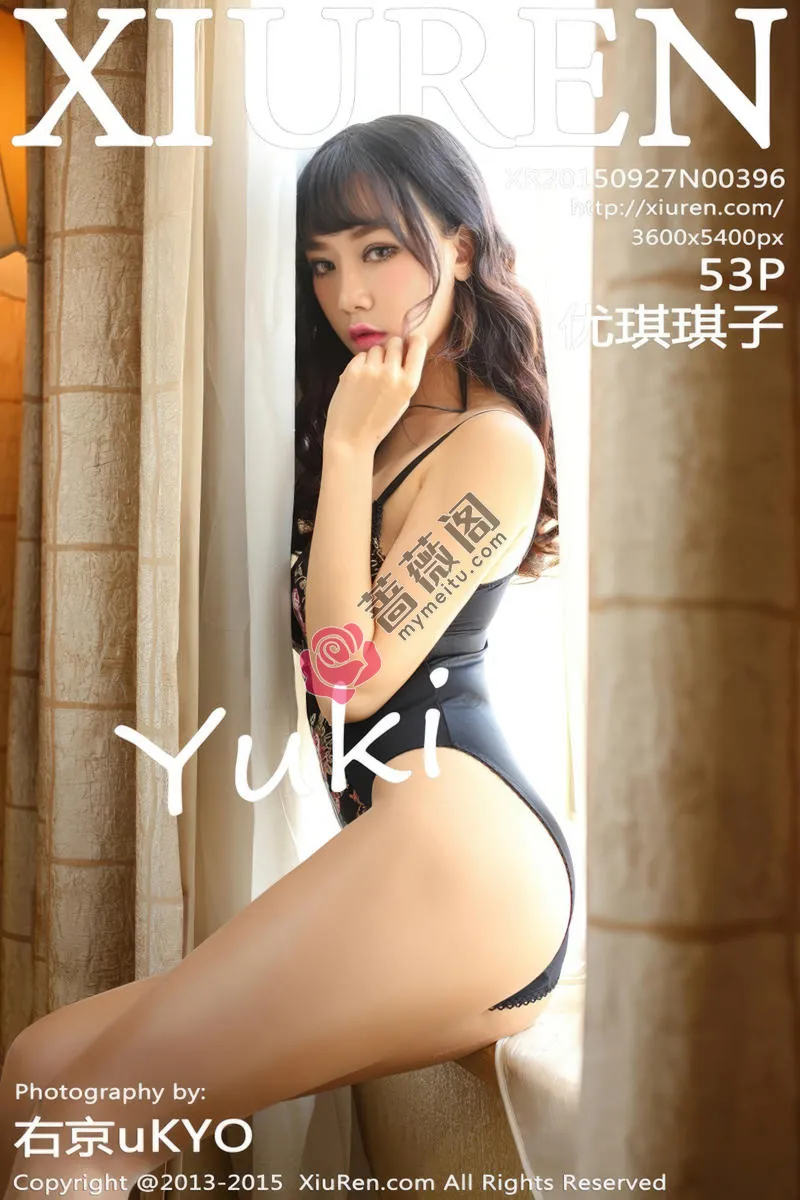 [XiuRen秀人网] No.396 嫩模优琪琪子yuki黑色蕾丝内裤秀完美翘臀极致诱惑写真-蔷薇阁