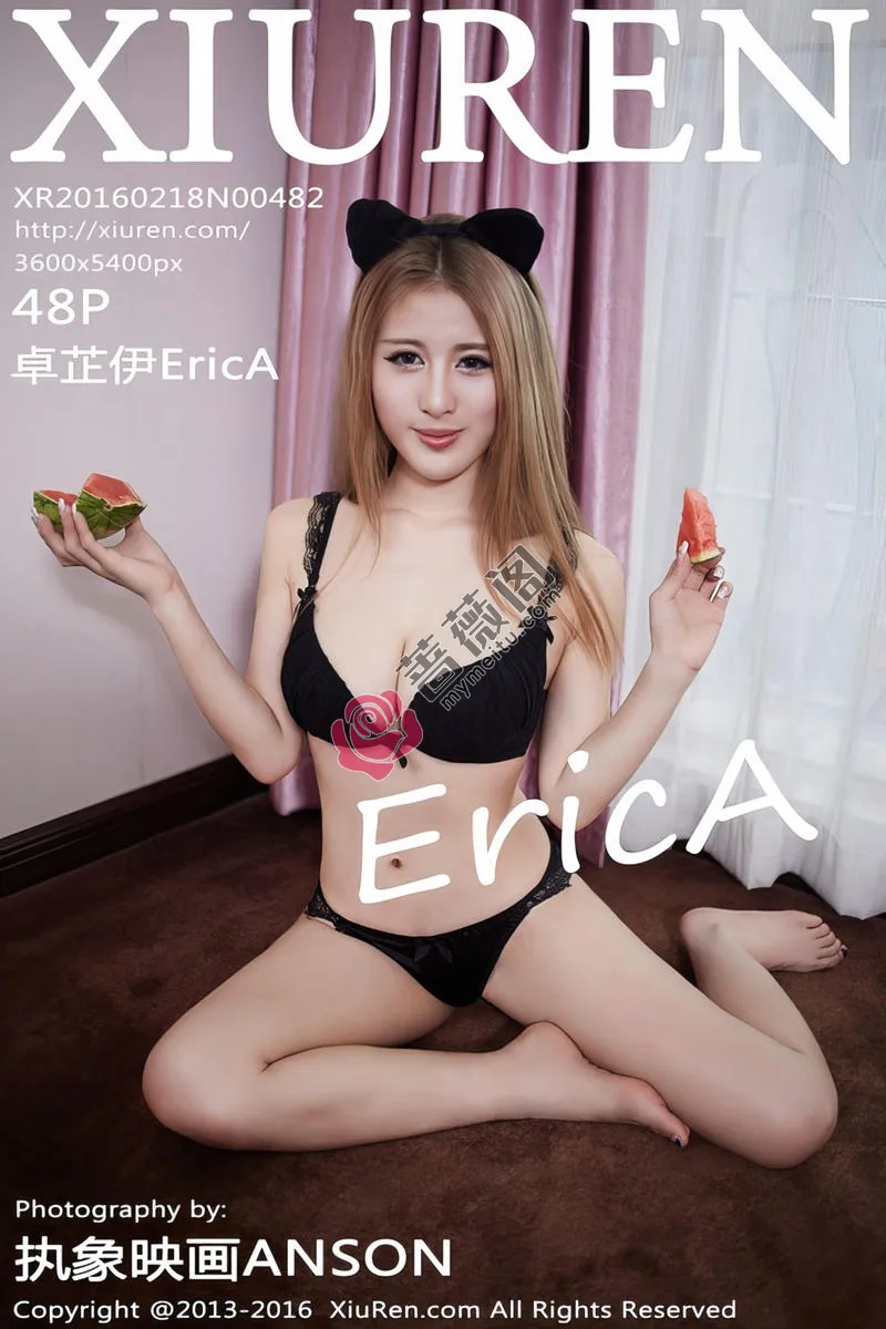 [XiuRen秀人网] No.482 波神嫩模卓芷伊EricA居家私房内衣系列豪乳美臀诱惑写真 - 蔷薇阁-蔷薇阁