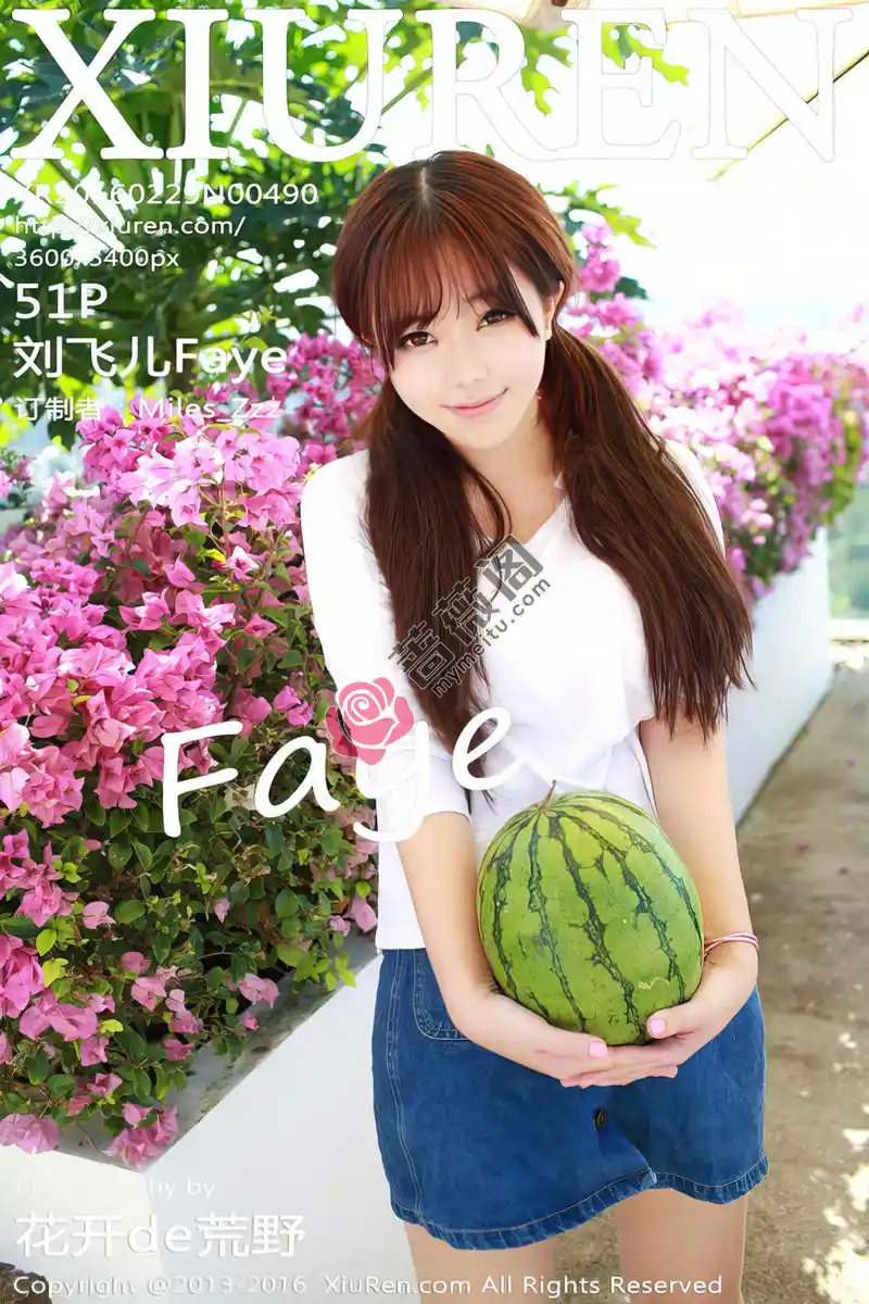 [XiuRen秀人网] No.490 嫩模刘飞儿Faye苏梅岛旅拍白色内衣秀傲人美胸性感写真-蔷薇阁