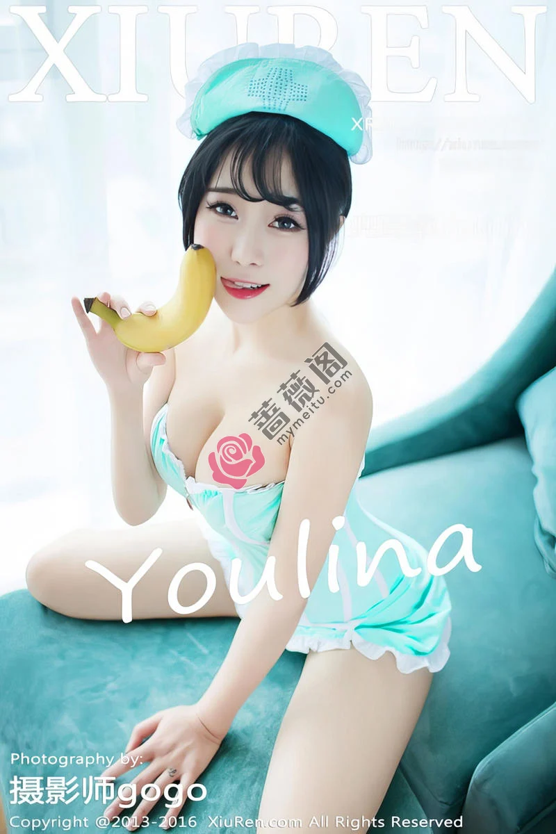 [XiuRen秀人网] No.550 嫩模兜豆靓Youlina香蕉小护士撩人姿势完美诱惑写真-蔷薇阁