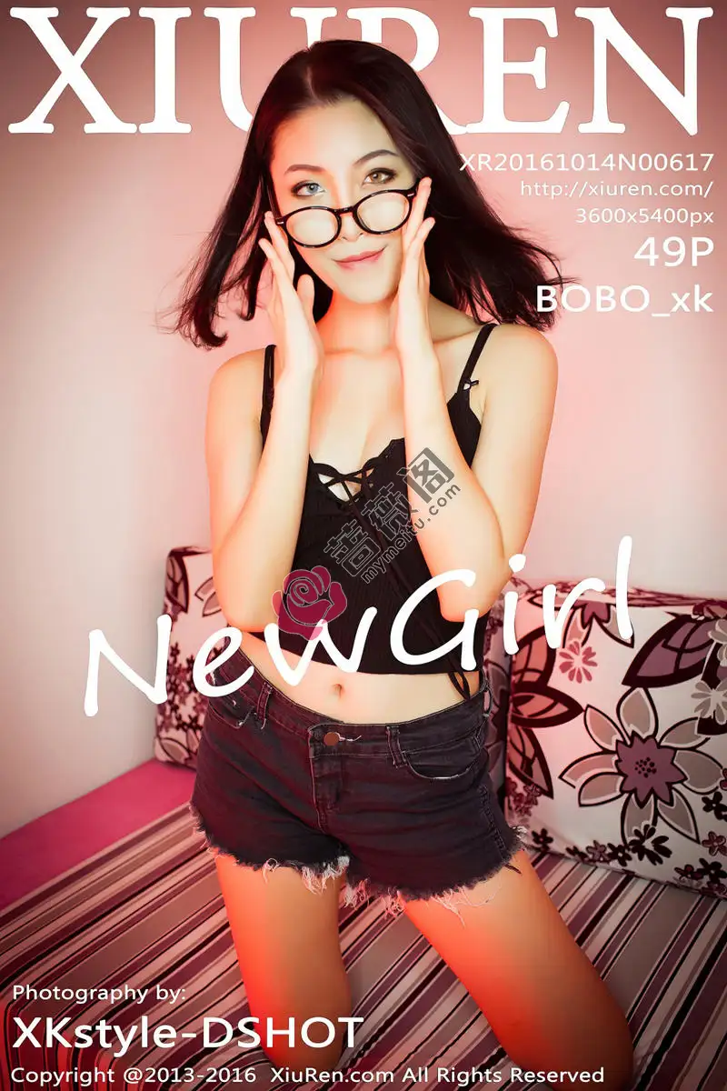 [XiuRen秀人网] No.617 嫩模BOBO_xk牛仔热裤秀完美身材狐媚双眼冷艳迷人写真-蔷薇阁