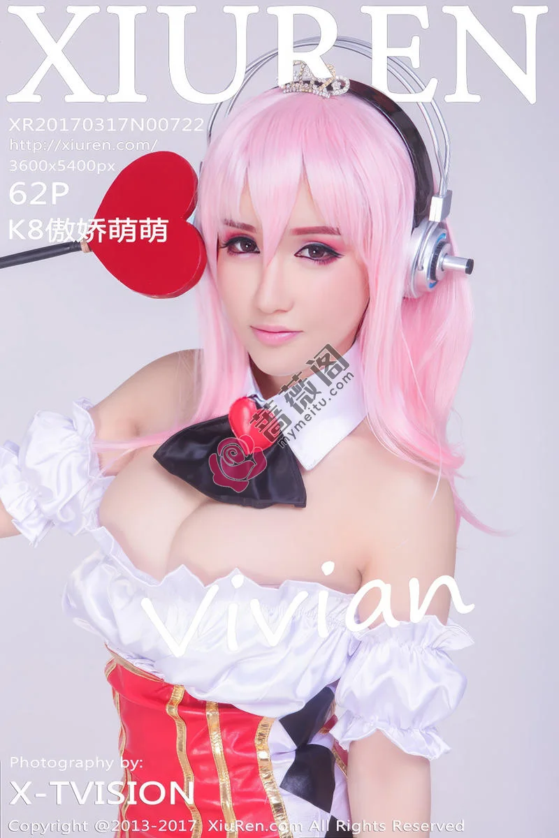 [XiuRen秀人网] No.722 嫩模K8傲娇萌萌Vivian浴室里全裸上身手遮豪乳诱惑写真 - 蔷薇阁-蔷薇阁