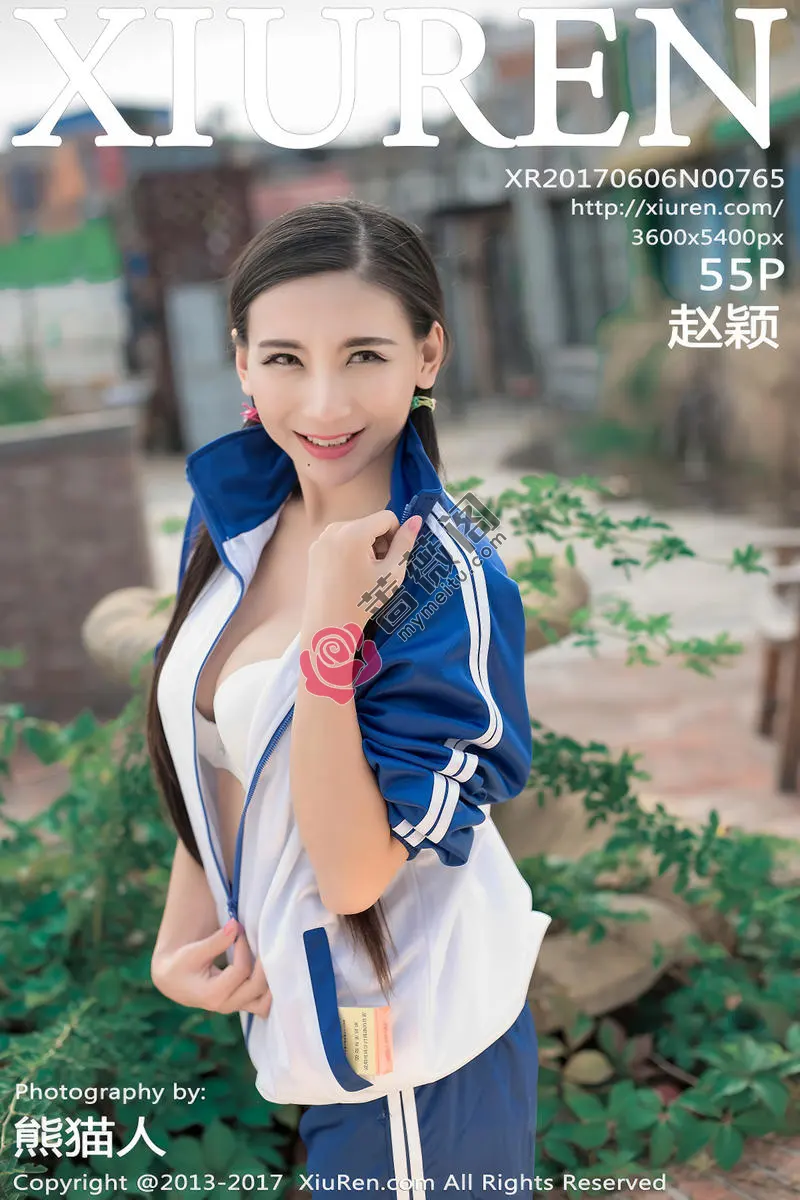 [XiuRen秀人网] No.765 嫩模赵颖居家青春校服系半脱秀性感美胸妩媚迷人写真 - 蔷薇阁-蔷薇阁