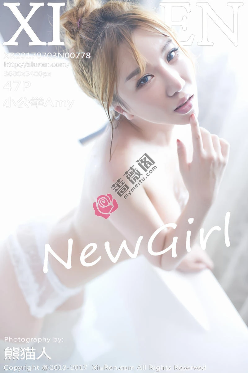[XiuRen秀人网] No.778 嫩模小公举Amy白色蕾丝内衣秀浑圆美乳浴缸里湿身诱惑写真-蔷薇阁