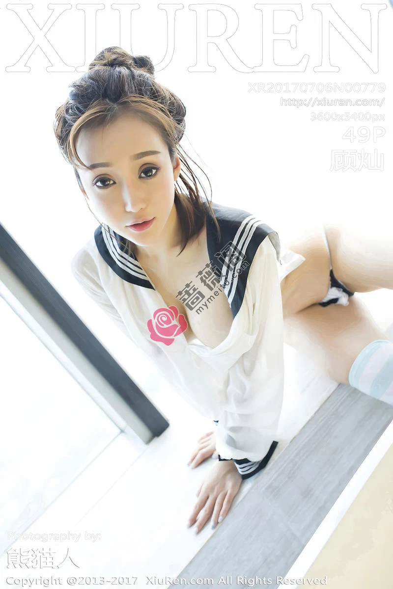 [XiuRen秀人网] No.779 网红嫩模顾灿条带死库水秀白嫩美乳学生制服湿身诱惑写真-蔷薇阁