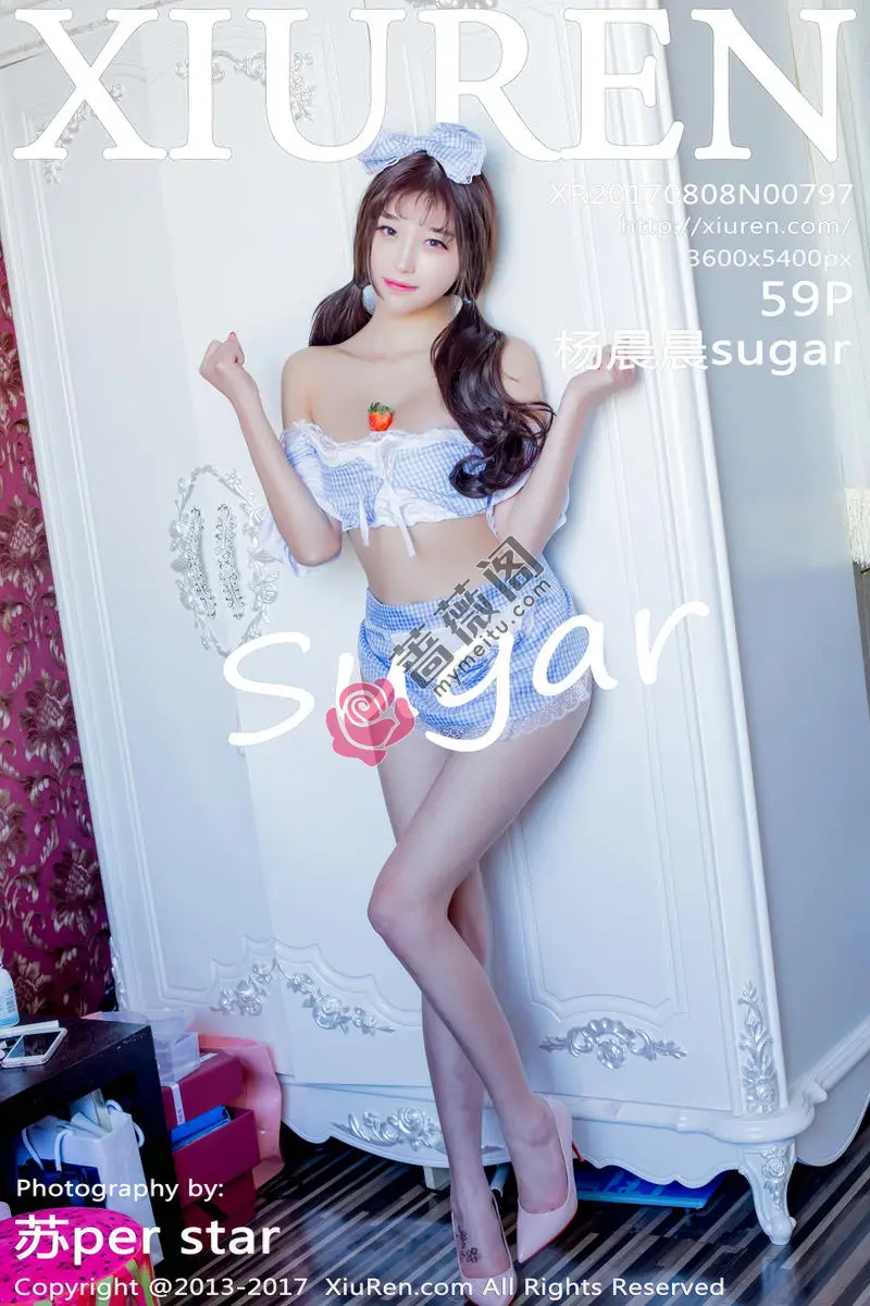 [XiuRen秀人网] No.797 甜美女神杨晨晨sugar性感女仆装秀白嫩美乳靓丽迷人写真-蔷薇阁