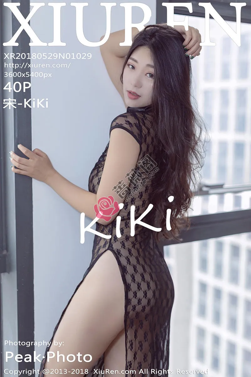 [XiuRen秀人网] No.1029 嫩模宋-KiKi黑色真空透视旗袍+复古肚兜爆乳诱惑写真 - 蔷薇阁-蔷薇阁