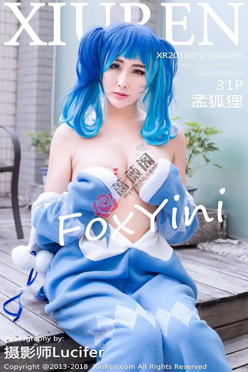 [XiuRen秀人网] No.1096 嫩模孟狐狸FoxYini居家私房脱白衬衣全裸美体惹火诱惑写真 - 蔷薇阁-蔷薇阁