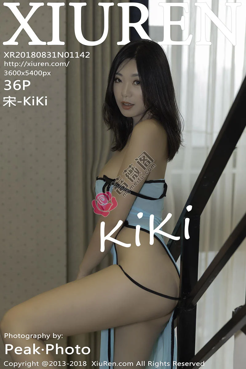 [XiuRen秀人网] No.1142 女神宋-KiKi性感三点式内衣+透视高开衩长裙完美诱惑写真 - 蔷薇阁-蔷薇阁