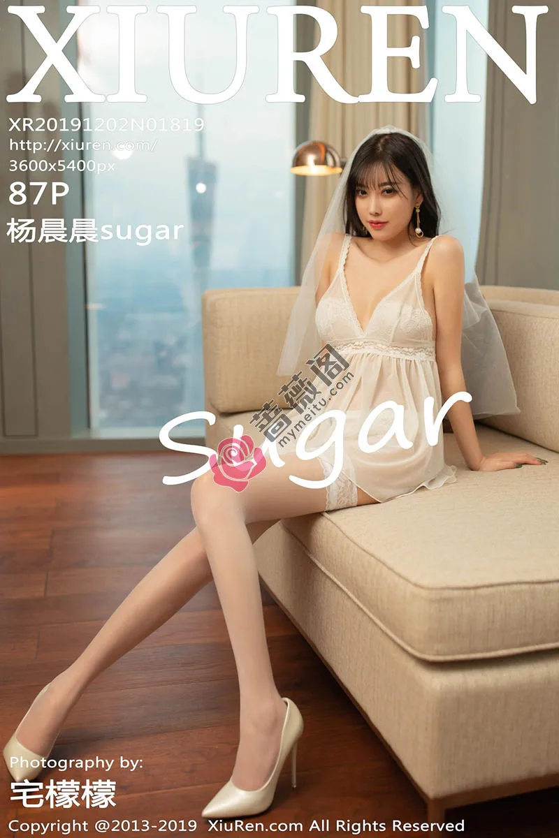 [XiuRen秀人网] No.1819 女神杨晨晨sugar私房新娘主题薄纱内衣秀完美身材诱惑写真 - 蔷薇阁-蔷薇阁