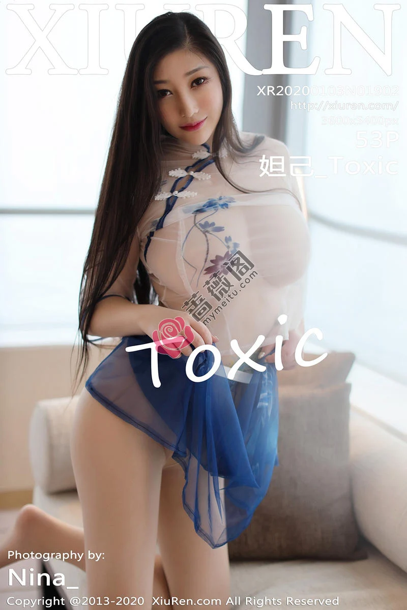 [XiuRen秀人网] No.1902 女神妲己_Toxic心愿旅拍私房情趣薄纱秀傲人豪乳喷血诱惑写真 - 蔷薇阁-蔷薇阁