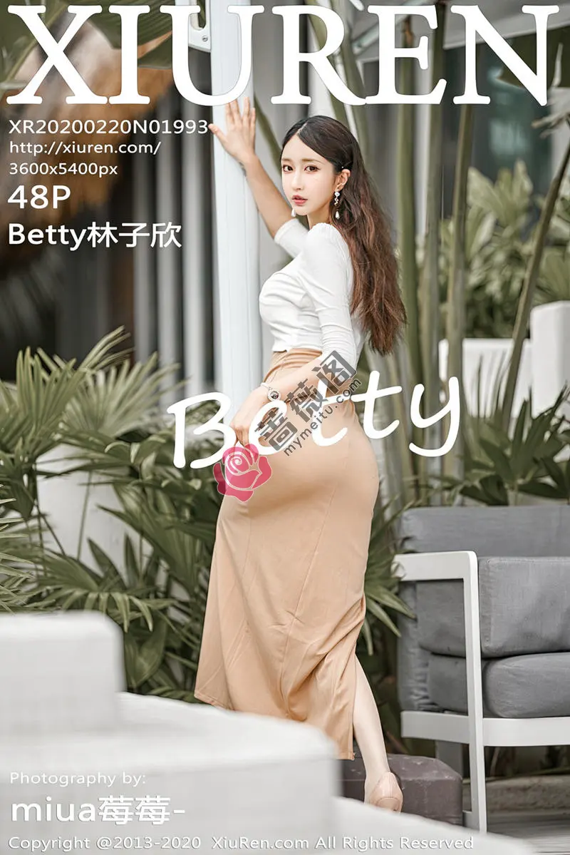 [XiuRen秀人网] No.1993 嫩模Betty林子欣三亚旅拍黑色蕾丝内衣配开档肉丝极致魅惑写真 - 蔷薇阁-蔷薇阁