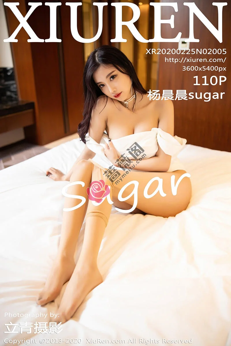 [XiuRen秀人网] No.2005 女神杨晨晨sugar私房床上性感内衣配超薄肉丝半脱诱惑写真 - 蔷薇阁-蔷薇阁