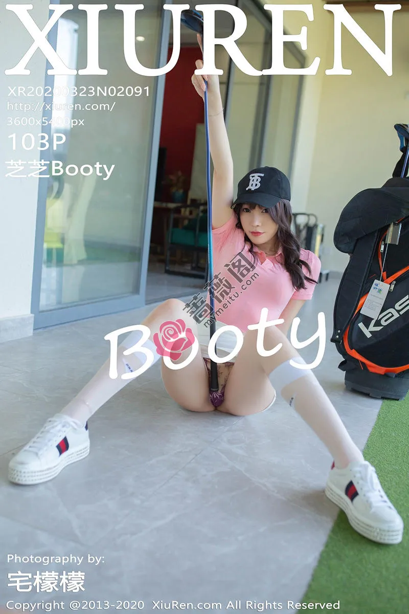 [XiuRen秀人网] No.2091 女神芝芝Booty高尔夫主题户外半脱露性感内衣撩人诱惑写真 - 蔷薇阁-蔷薇阁
