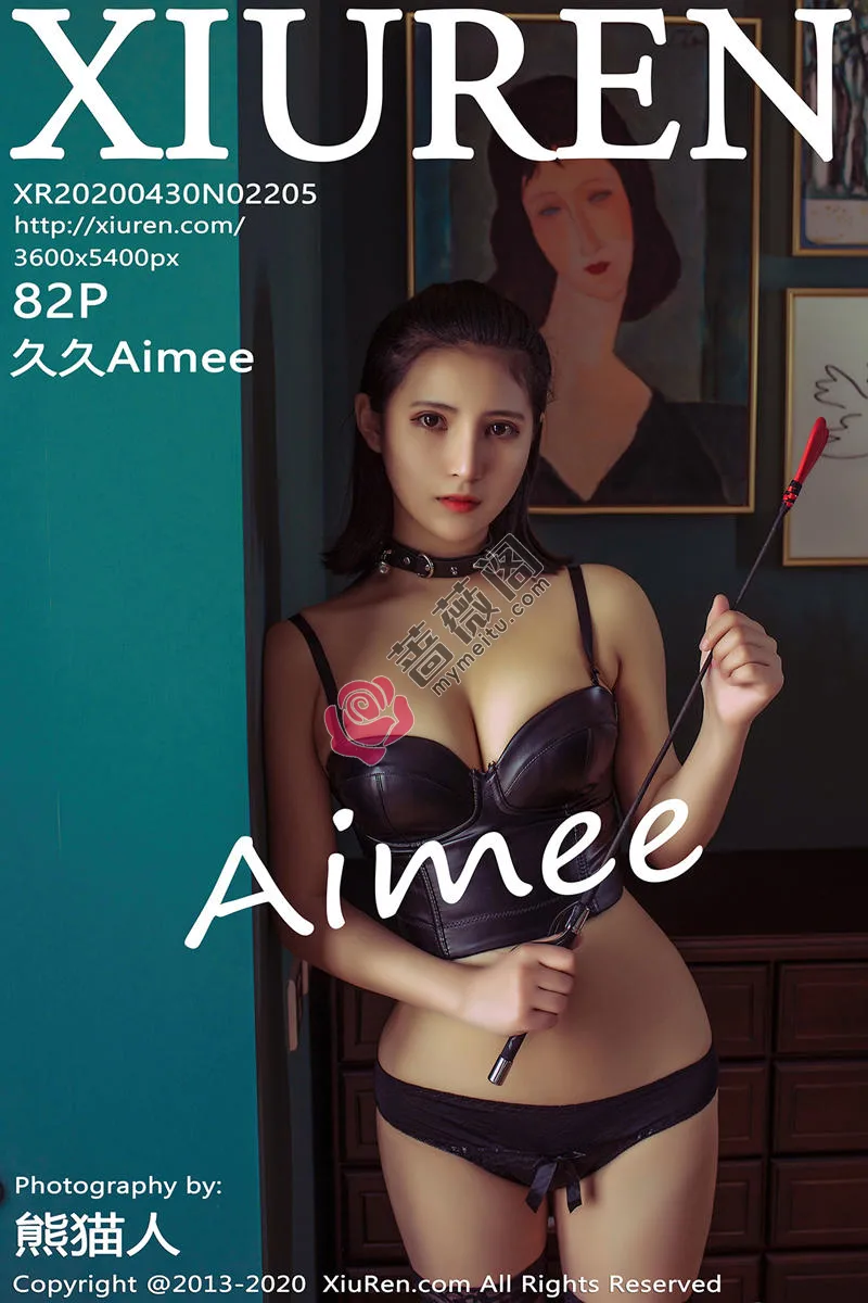 [XiuRen秀人网] No.2205 美模久久Aimee私房半脱性感内衣露傲人豪乳遮点极致诱惑写真-蔷薇阁