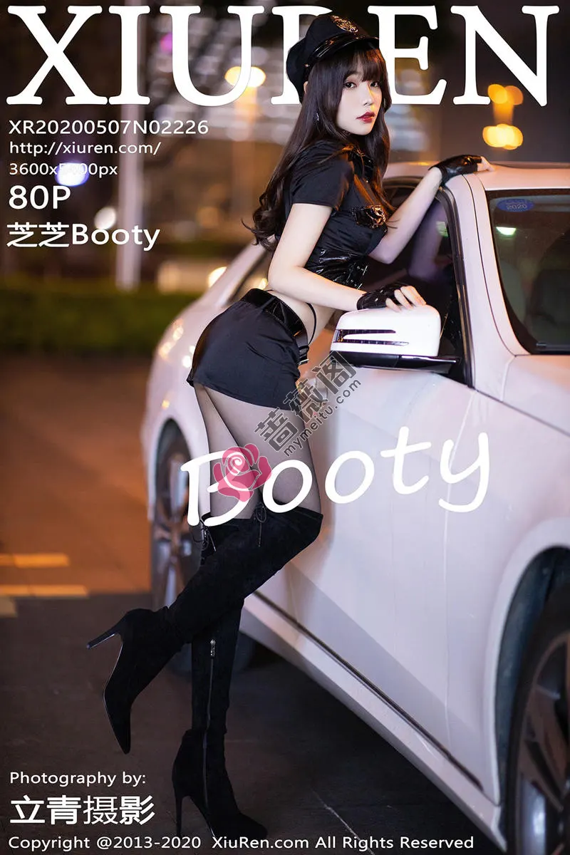 [XiuRen秀人网] No.2226 女神芝芝Booty私房女警制服主题情趣内衣配黑丝袜魅惑写真 - 蔷薇阁-蔷薇阁