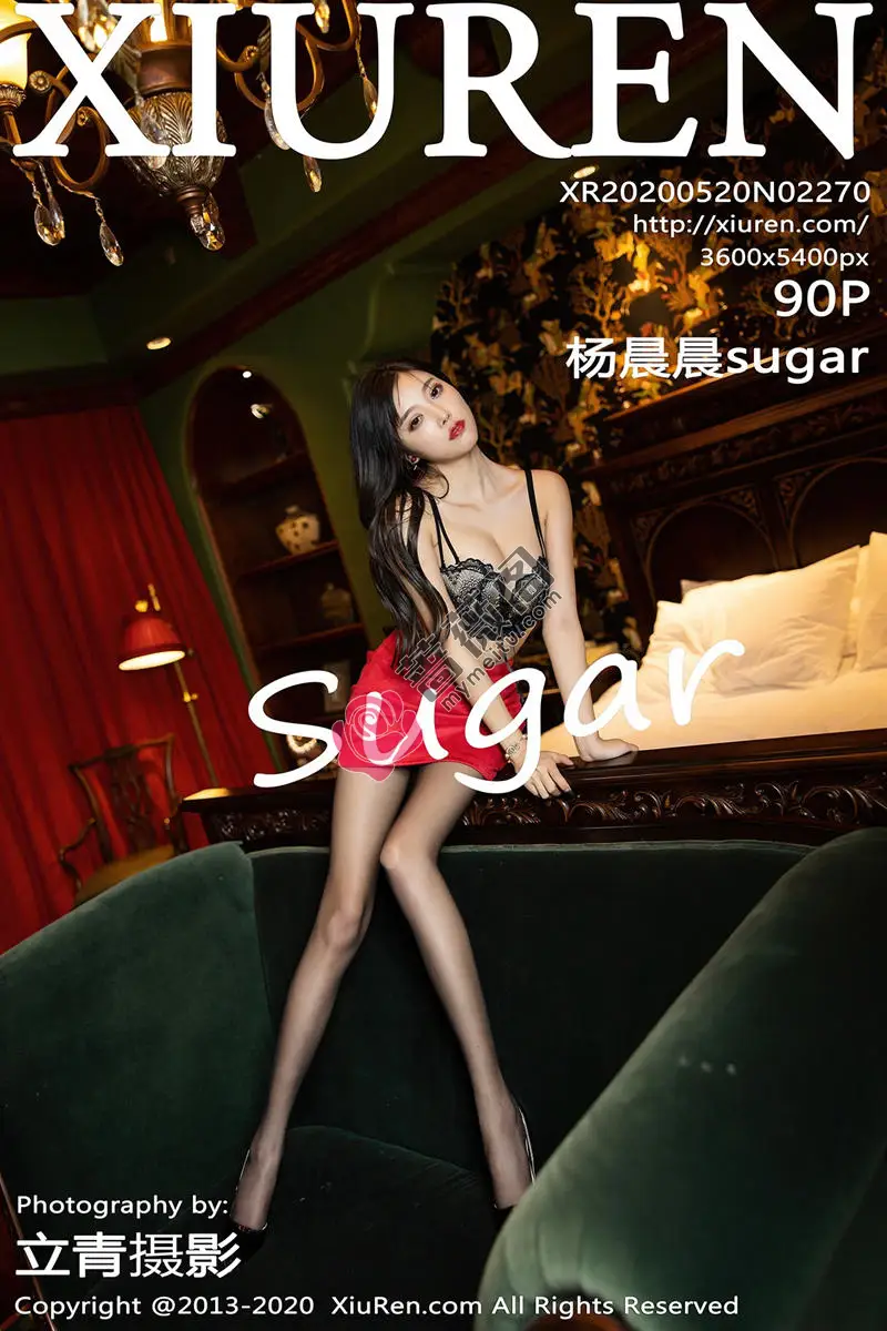 [XiuRen秀人网] No.2270 女神杨晨晨sugar私房红短裙配黑丝裤袜秀完美身材撩人诱惑写真 - 蔷薇阁-蔷薇阁