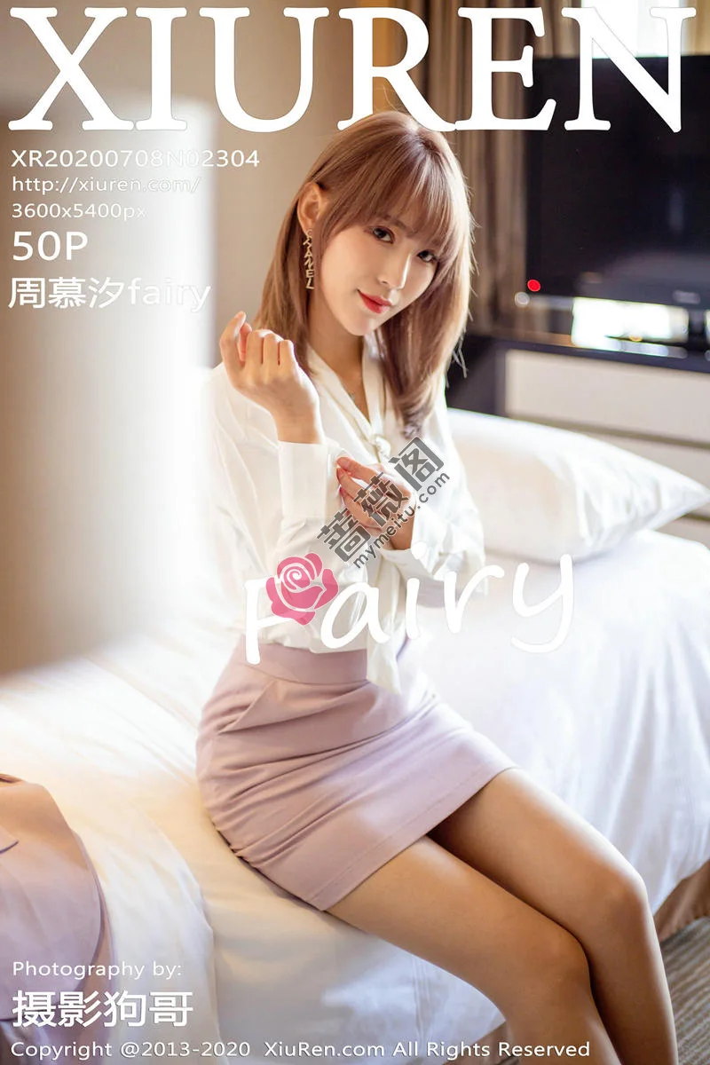 [XiuRen秀人网] No.2304 嫩模周慕汐fairy私房床上全裸上身无内肉丝裤袜惹火诱惑写真 - 蔷薇阁-蔷薇阁
