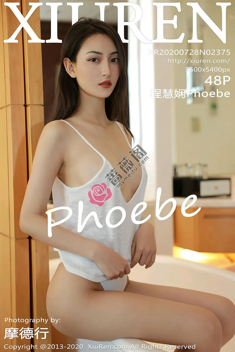 [XiuRen秀人网] No.2375 嫩模程慧娴私房白色真空吊带睡衣配白色内裤完美诱惑写真-蔷薇阁