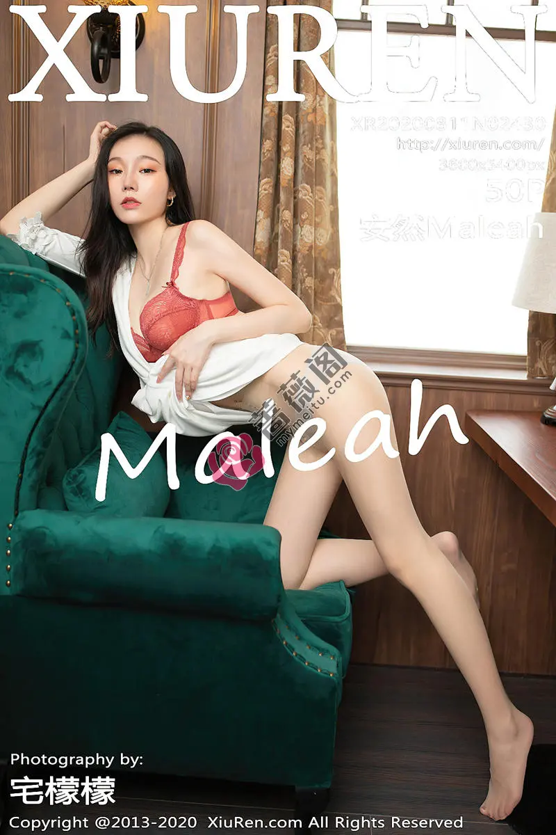 [XiuRen秀人网] No.2430 嫩模安然Maleah火车上故事主题白色连身裙下超薄肉丝裤袜诱惑写真-蔷薇阁