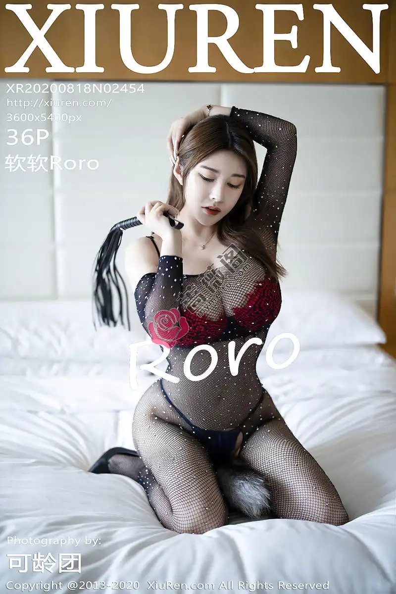 [XiuRen秀人网] No.2454 嫩模软软Roro私房缕空连体黑丝网衣开档秀丰乳肥臀极致诱惑写真 - 蔷薇阁-蔷薇阁